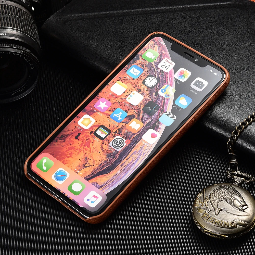 Чехол из искусственной кожи с узором для iPhone XS Max XR X 7 6 s мягкий чехол телефона