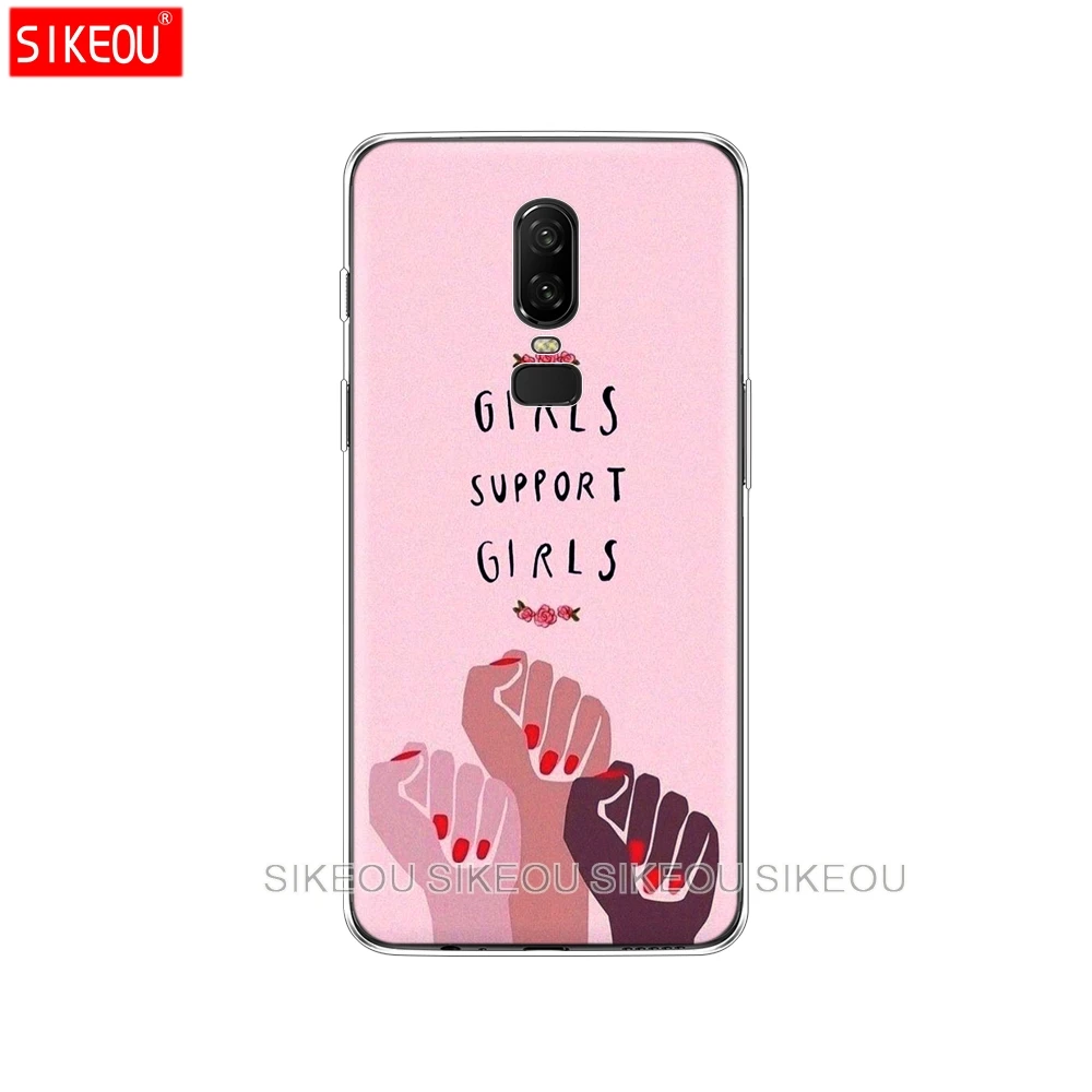 Силиконовый чехол для телефона Oneplus one plus 6 5T 5 3 A3000 A5000 Girl Power|Бамперы| |