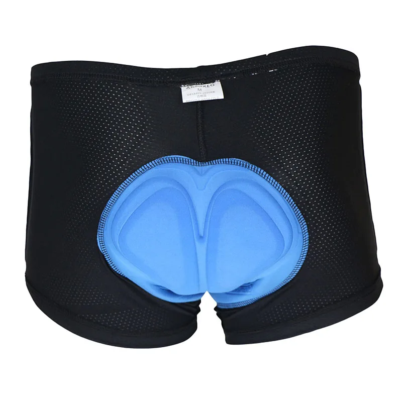 Men Cycling Underwear Breathable Gel 3D Silicon Padded Cushion