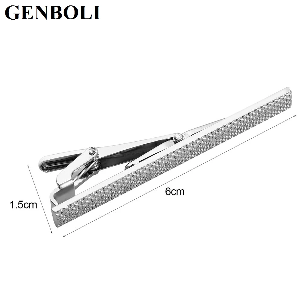 Зажим для мужского галстука Бизнес Повседневный из нержавеющей стали тонкий Классический Галстук Зажим Заколки для мужчин сталь серебряный цвет для костюма