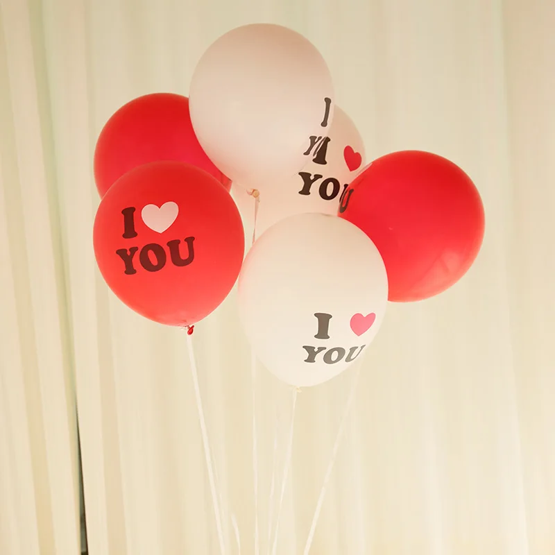 10 шт./лот 12 дюймов marry me IloveU утолщение воздушного шара свадебное украшение