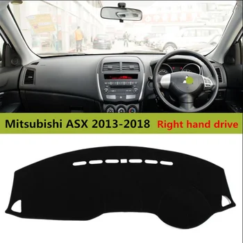 

TAIJS car dashboard protective cover for Mitsubishi ASX 2013-2018 Polyester Auto dashboard mat for Mitsubishi Right hand drive