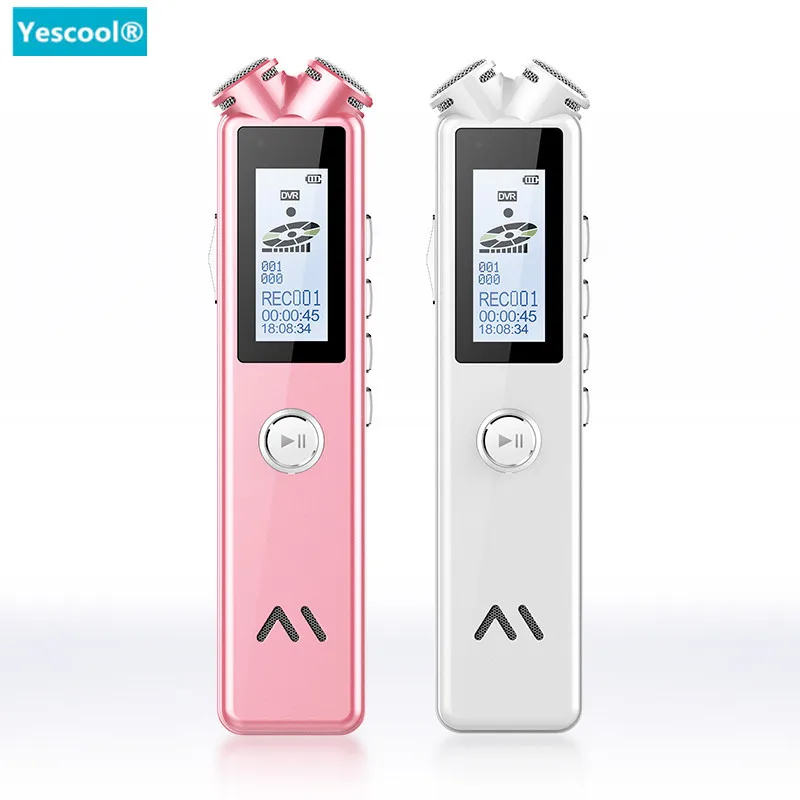Yescool A20 Mini Digital audio voice Recorder dictaphone Smart Voice Activated MP3 music player Black Blue White Pink option Yescool A20 Mini Digital audio voice Recorder dictaphone Smart Voice Activated MP3 music player Black Blue White Pink option