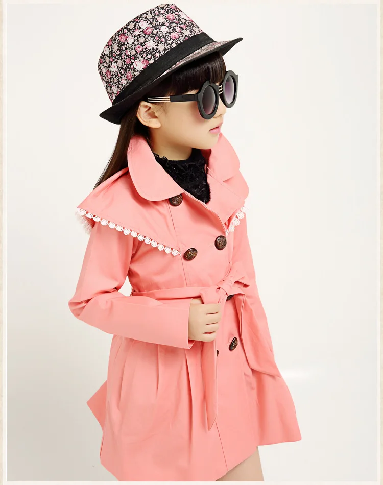 Anlencool/ г., детский плащ в Корейском стиле для девочек, ветровка детская одежда clang Bear куртка для девочек