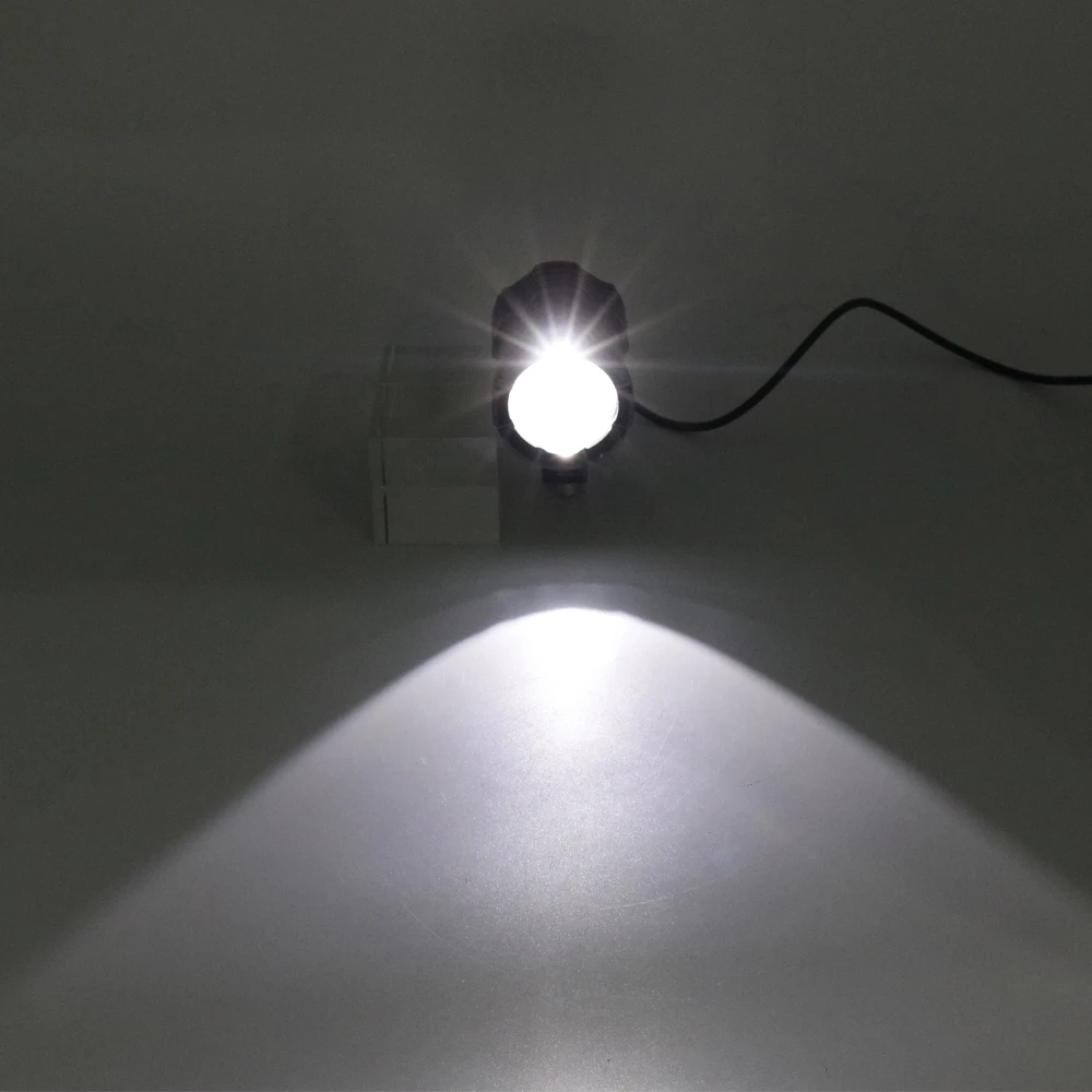 New Motorcycle LED Headlight Spotlight Super Bright White Moto Motorbike Fog Driving Passing Spot Lights (13)