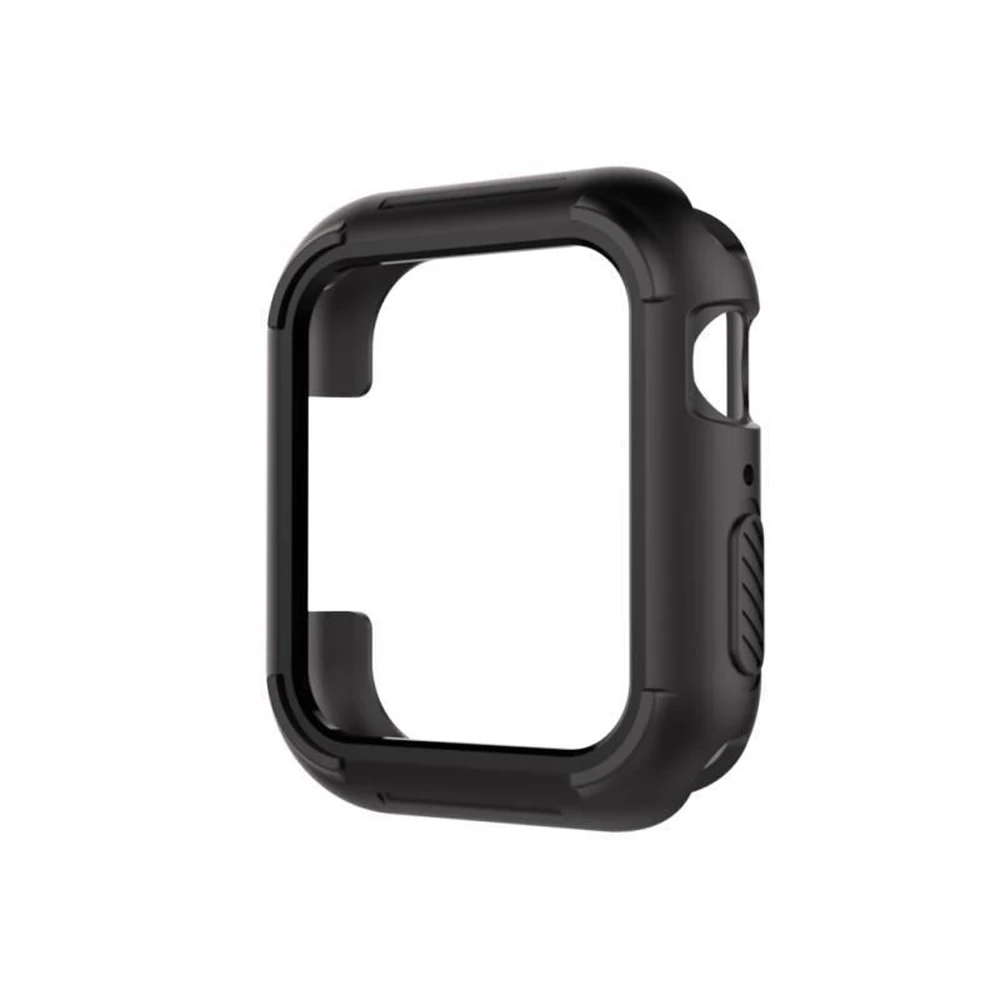 Хохлатый чехол из ТПУ для Apple watch series 4 5 44 мм 40 мм силиконовый защитный чехол s крышка iwatch Резиновая Защитная оболочка аксессуары