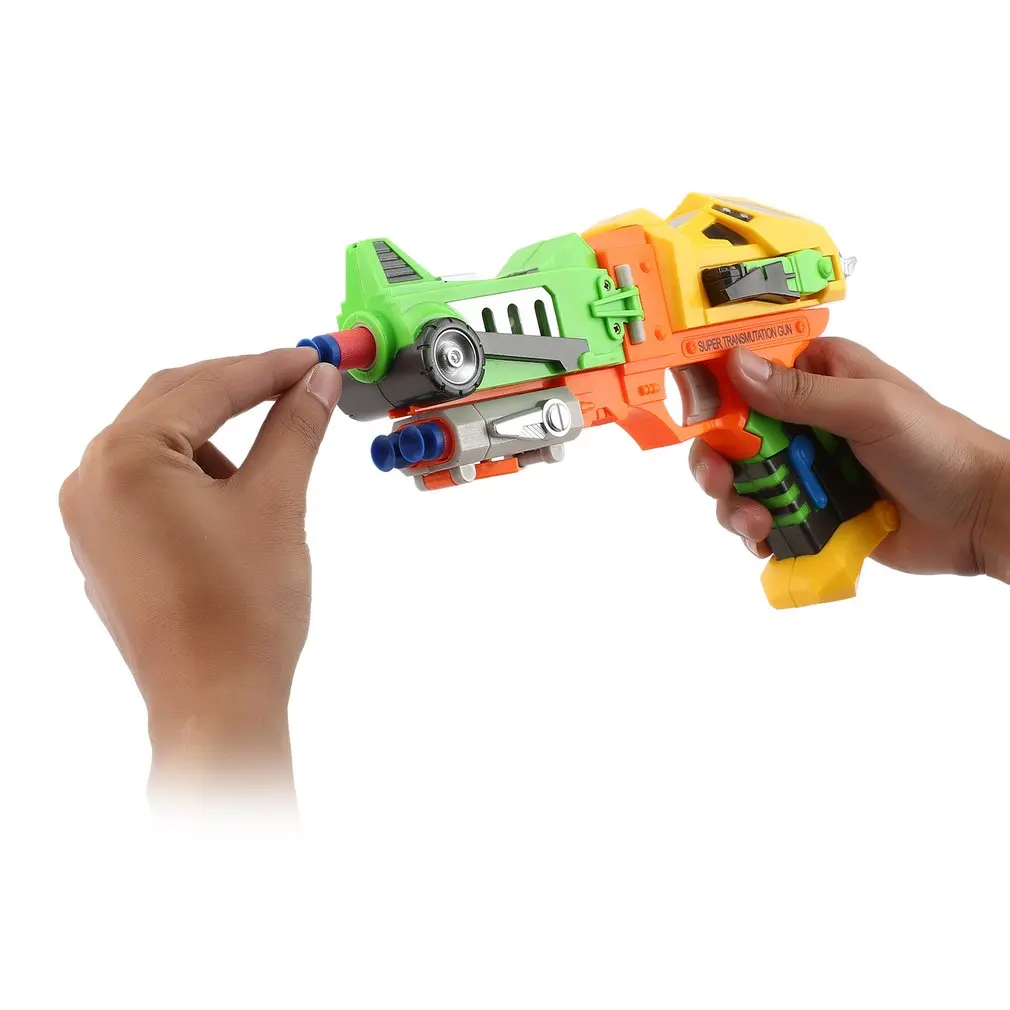 Electric Soft Bullet Toy Gun With Robot Telescope Ultra Long Range