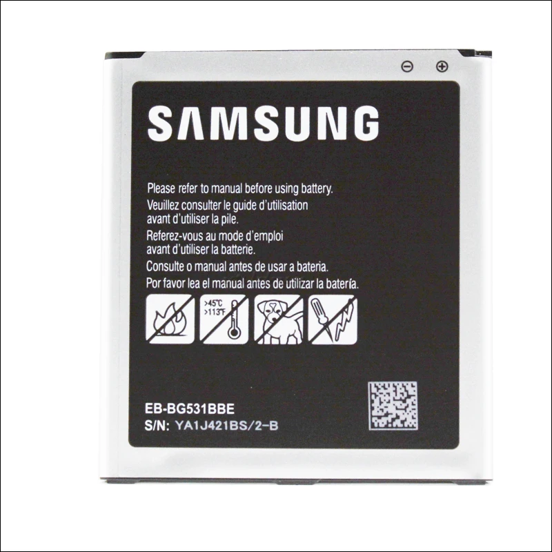 Новый 2600 мАч eb-bg531bbe для Samsung Galaxy Grand Prime J3 J5 2015 G530 Батарея Акку Freeshipping номер