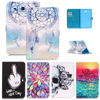 

Fashion Animal Flip PU Leather for Samsung Galaxy Tab E 9.6 Case for Samsung Galaxy Tab E T560 SM-T560 T561 Smart Cover Cases