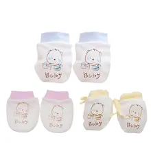 Зимние детские перчатки, 1 пара милых мультяшных детских перчаток для мальчиков и девочек, не царапающиеся варежки для новорожденных, тканевые перчатки в подарок