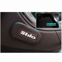 Мягкая и удобная подушка для поддержки ног, автомобильная дверь, мягкая прокладка для локтя для Fiat Stilo