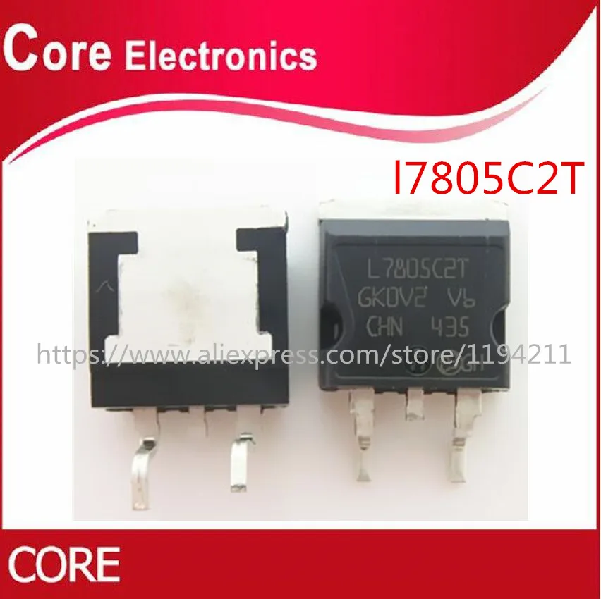 100 шт. L7805CD2T TO263 L7805C2T TO 263 Интегральные схемы 