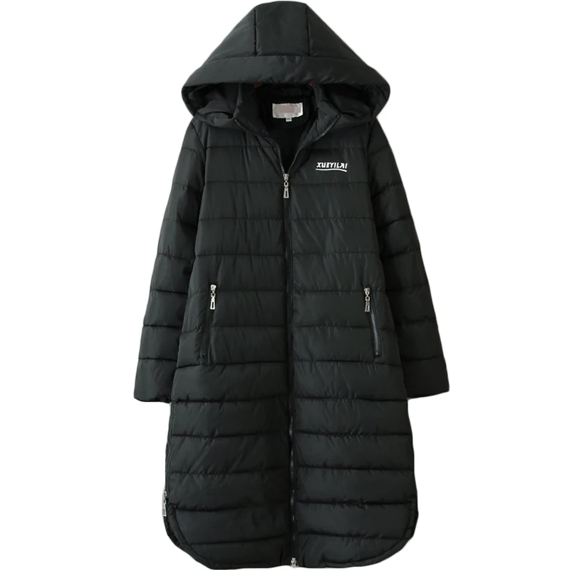 Женская длинная парка с капюшоном размеры от 3 до 6XL|parka coat women|parka coathooded parka |