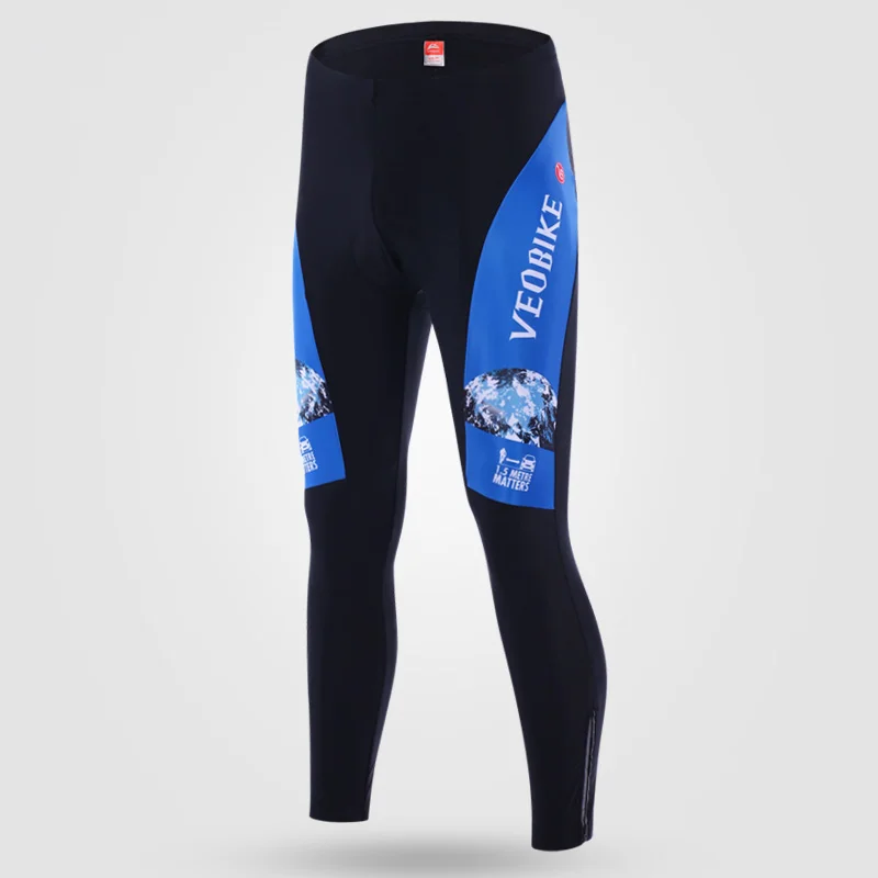Для Мужчин's 4D гелевая накладка Велоспорт Колготки Термальность брюки в стиле «Хип Защитный Мягкий Спортивная одежда для велоспорта брюки длинные брюки H151 - Цвет: Explore trousers