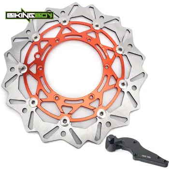 

BIKINGBOY 320mm Front Brake Disc Rotor Disk Bracket SX 125 144 150 250 17 16 15 14 13 12 11 XCF 250 SXF 250 350 450 EXC 450 505