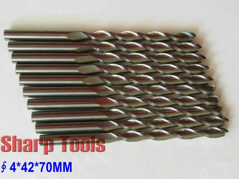 cnc router bits two flute milling cutter tool set