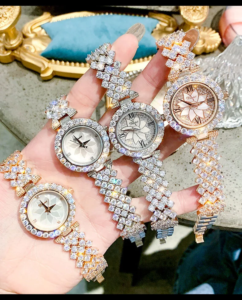 Роскошные Брендовые женские наручные часы, женские часы с кристаллами, женские наручные часы для женщин, Relogio Feminino