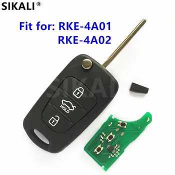 

Car Remote Key DIY for RKE-4A01 or RKE-4A02 Vehicle Keyless Entry Fob 433MHz Transmitter ASSY CE 433-EU-TP for KIA