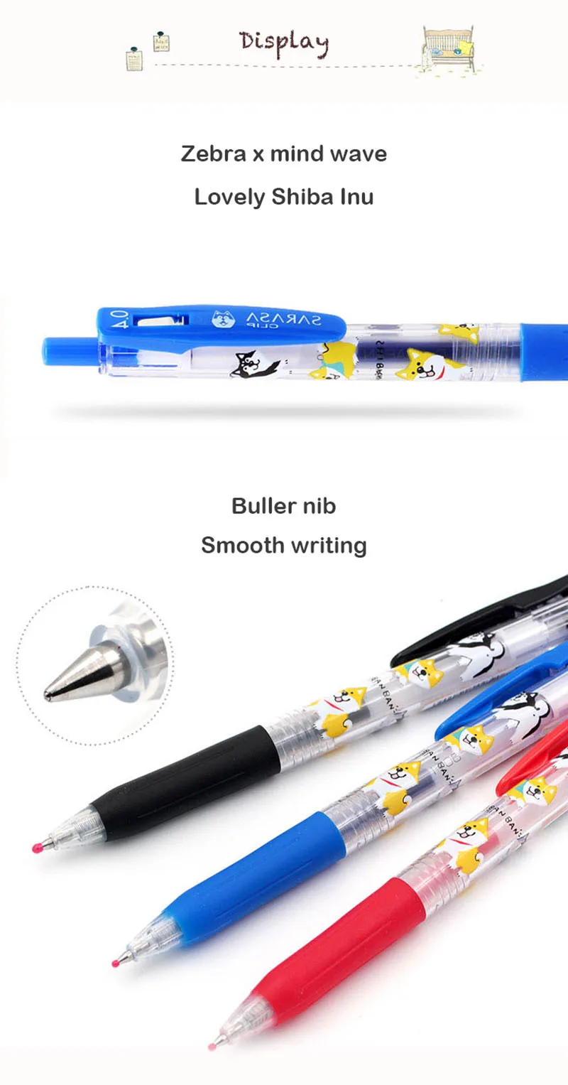 Японский Zebra Sarasa JJ15 corol пресс-ручки Милая гелевая ручка маркер 0,5 мм пуля журнал студенческие принадлежности Kawaii
