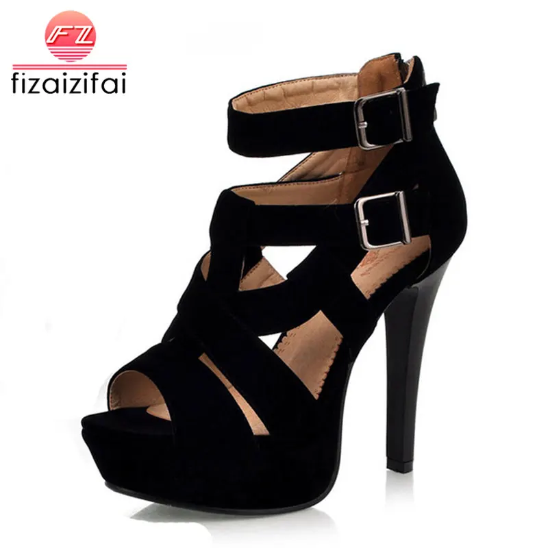 

Coolcept Women Sandals Summer Wedding Shoes Woman Fashion High Heels Gladiator Sandals Sexy Fashion H936 Hot Sell Size 34-39