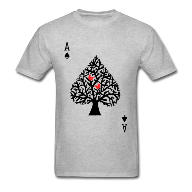 Brand Poker T shirt Playing Cards Clothes Gambling Shirts Las Vegas Tshirt  Clothing Tops Men Funny 3d t-shirt Asian size s-6xl - AliExpress