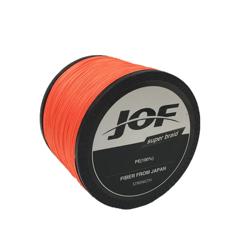 JOF 4 нити 1000 м 22LB 200LB многоцветные многонитевые плетеные рыболовные лески для