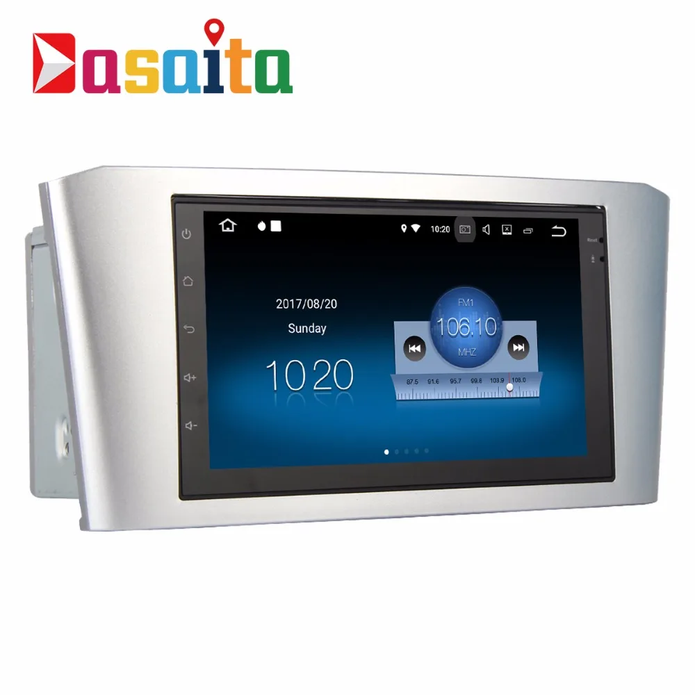 Dasaita 7 &quotAndroid 8 1 автомобиля gps плеер Navi для Toyota Avensis 2003 2004 2005 2006 2007 с 2 Гб + 16 ГБ 4 ядра