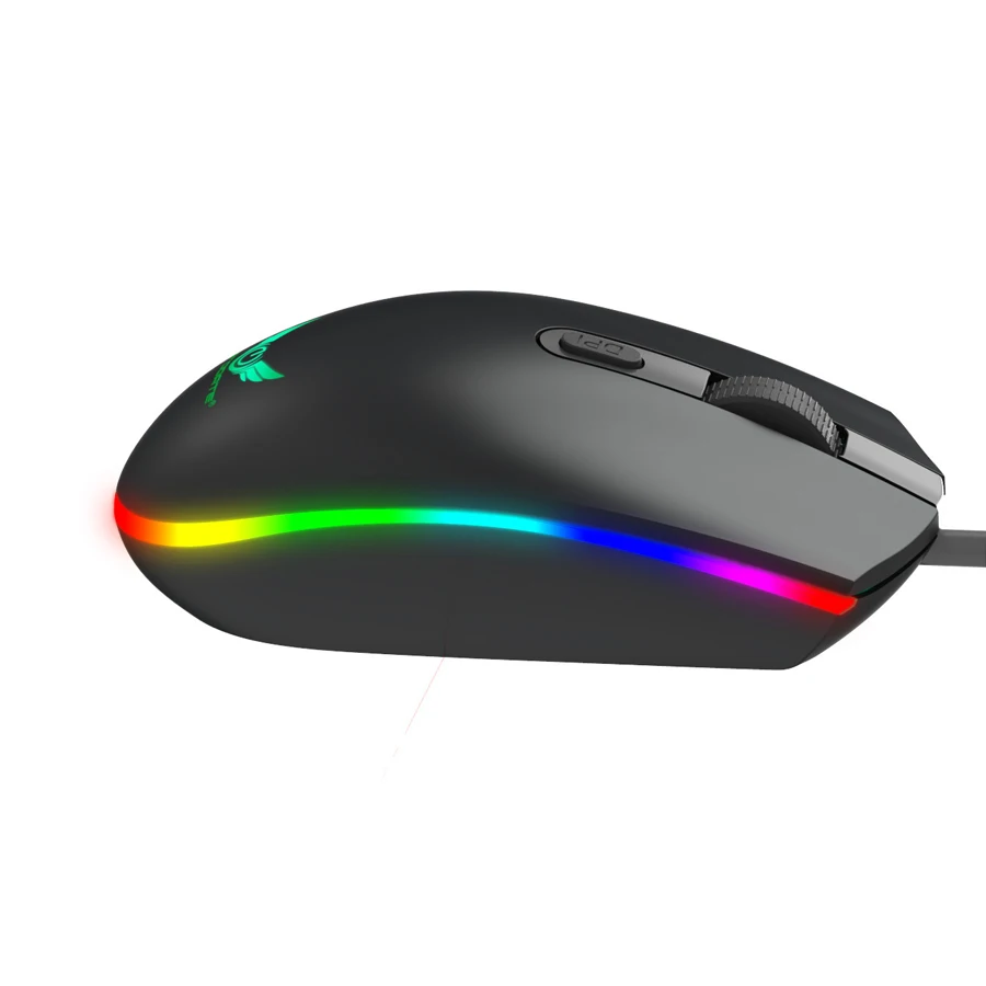 Профессиональная Проводная игровая мышь с 4 кнопками RGB светодиодсветодиодный