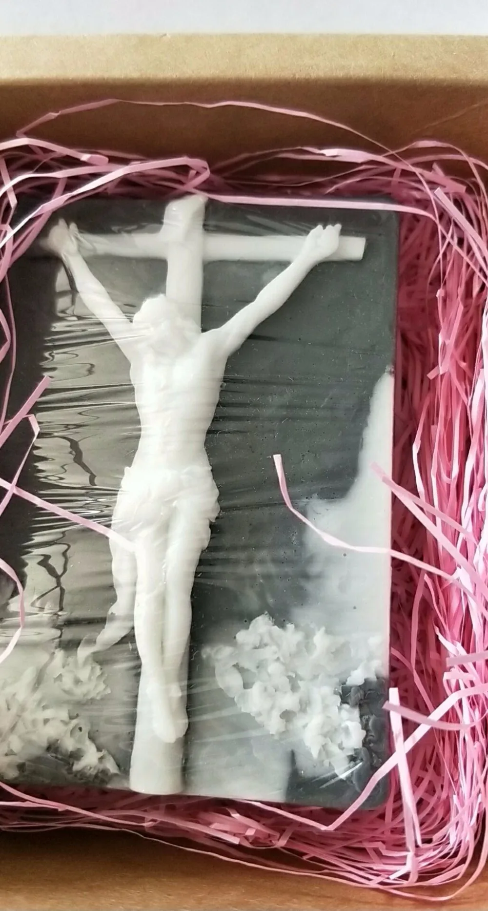 PRZY силиконовая форма Иисус Привязанный к кресту силикагель мыло формы желе конфеты силиконовые формы свеча мыло Арома плесень