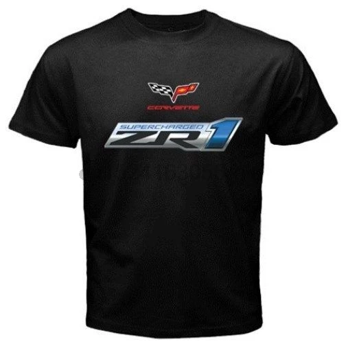 CORVETTE Chevy ZR1 Supercharged Logo Racing New T Shirt S