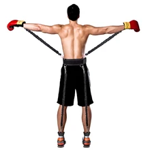 120lbs Resistance Bands Boxing Endurance Agility Pull Rope Crossfit Rubber Band Basketball Leaping Training Resistance Rope Set