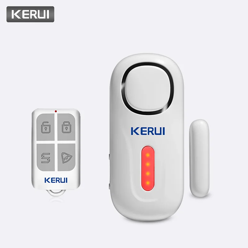 KERUI Home Security Wireless Door Window Entry Burglar Sensor Alarm PIR Door Sensor Alarm System Safety with Remote Control Kit