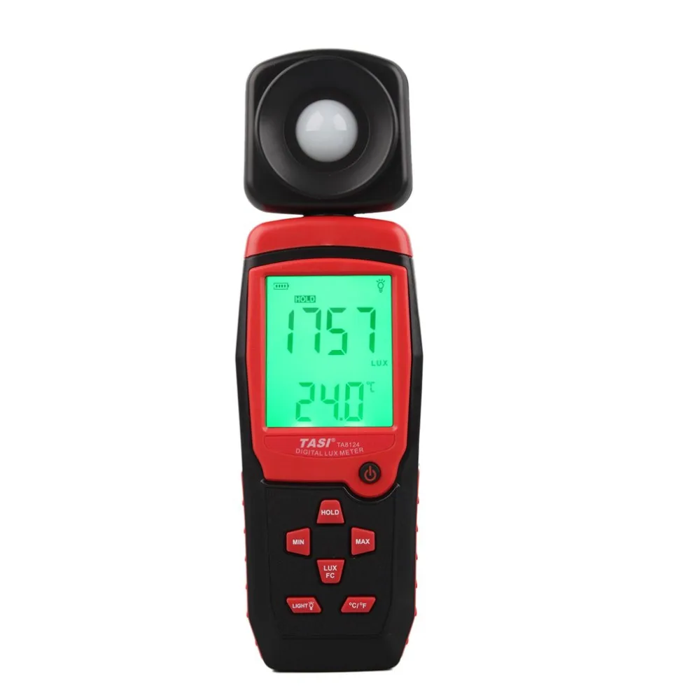 

TA8124 Digital Luxmeter Digital illuminometer high precision photometer Light Meter 200,000 LUX Digital Luxmeter Luminance