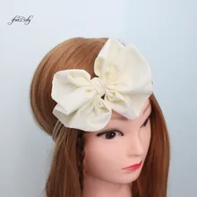Девушка эластичный Цветочный венок ободок волос цветок лента для волос Нейлон бант головная повязка