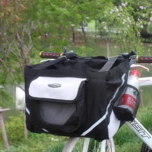 Прямая портативный собака велосипедная багажная сумка Корзина щенок для кошек и собак, для путешествий Велосипед сумка для мелких животных чихуахуа