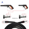 10m de alto y coche de presión lavadora Limpieza de agua manguera cuerda del tubo lavadora de alta presión extensión MANGUERA DE AGUA manguera para patriota Daewoo ► Foto 2/6