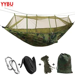 Yybu Ultraligero 1-2 Tienda de Hamacas al Aire Libre con Mosquitera 260 * 140 Cm Protable Viaje Acampar en Casa Jardín Hamaca Silla Yybu Ultraligero 1-2 Tienda de Hamacas al Aire Libre con Mosquitera 260 * 140 Cm Protable Viaje Acampar en Casa Jardín Hamaca Silla