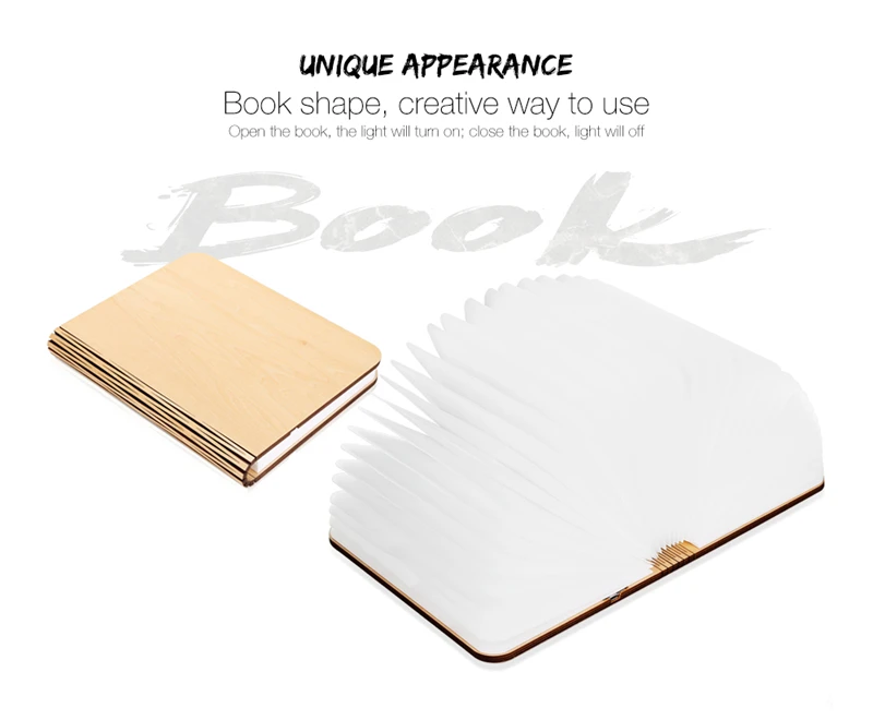 Led Book Shape Night Light05