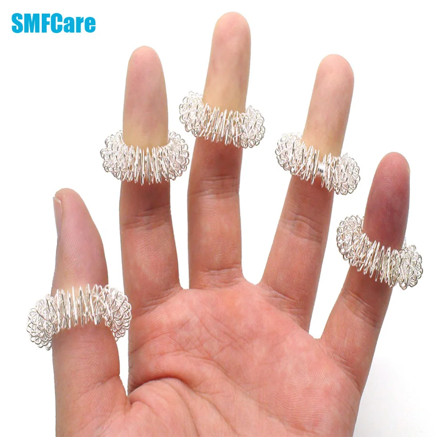 2 шт. кольцо для массажа пальцев|finger massage ring|acupuncture ringmassage ring |