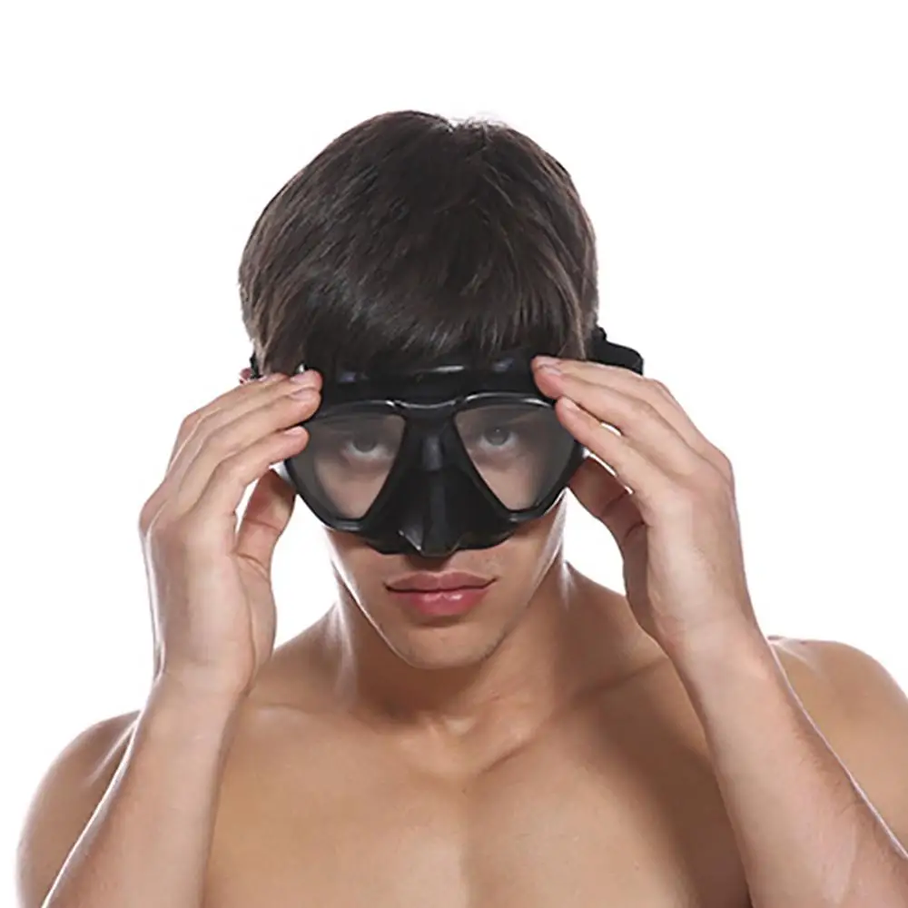 

Diving Mask Breathing Tube Kit Adult Teens Adjustable Eyewear Foldable Swimming Snorkels Set Glasses Sportswear Accessories