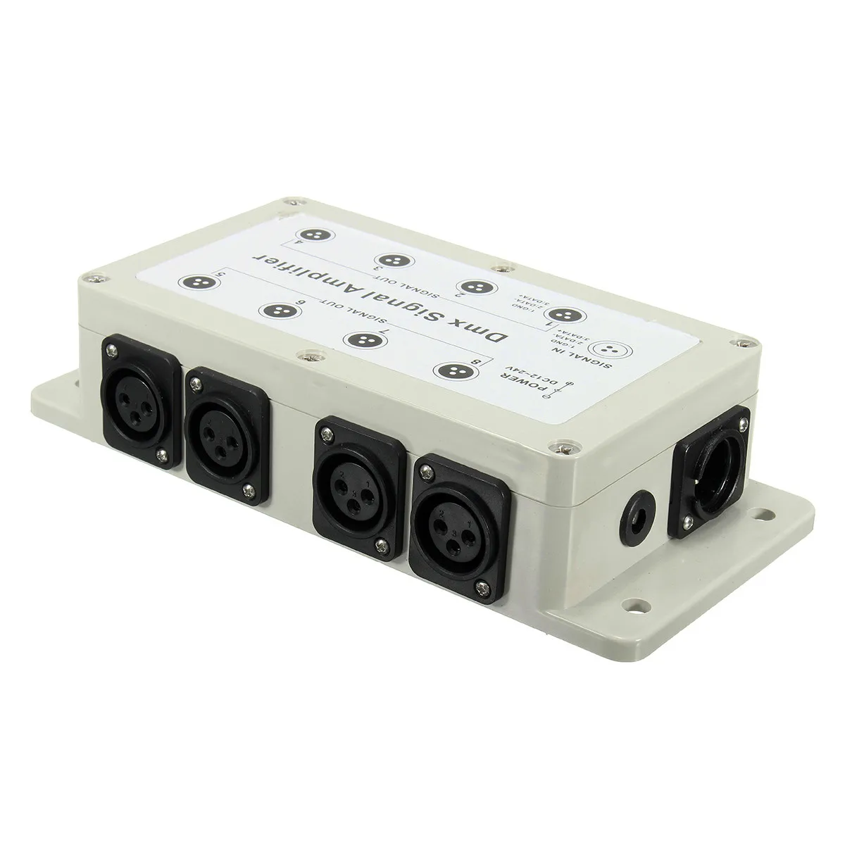 DC12-24V 8 канальный выход DMX DMX512 светодиодный контроллер разделитель усилителя сигнала дистрибьютор для домашнего оборудования