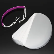 100 шт./компл. Парикмахерская одноразовая маска для лица Лоб глаз и лица Защита Парикмахерские ножницы для стрижки волос салон