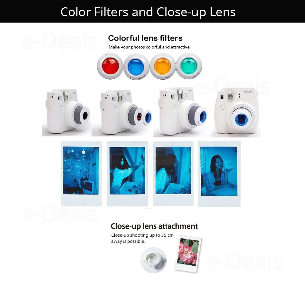 color filter and close up lens