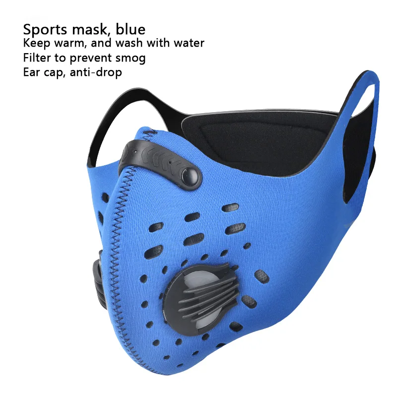 Зимняя Балаклава, маска для велоспорта, маска для лица s с фильтром, половина лица, углеродная маска для велосипеда, полумаска для лица, тренировочные маски