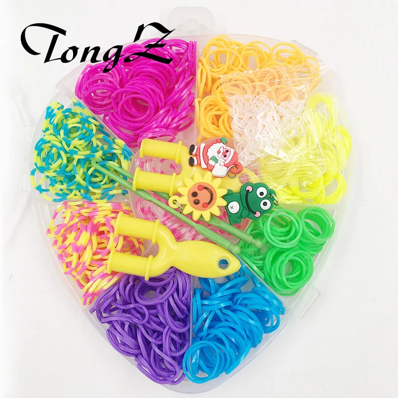 

Strawberry Boxed Bands Rainbow DIY Bracelet Colorful Elastic Rubber Brightest and strongest bands available, exclusively offered
