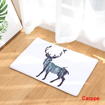 

2017 Doormat Carpets Animal Silhouette Print Mats Floor Kitchen Bathroom Rugs 40X60or50x80cm