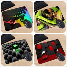 Best Quality Customized Mouse Pad 3D View Abstract Multicolor Waves Computer Notebook Durable Non-slip Rubber Mouse Mat Pad