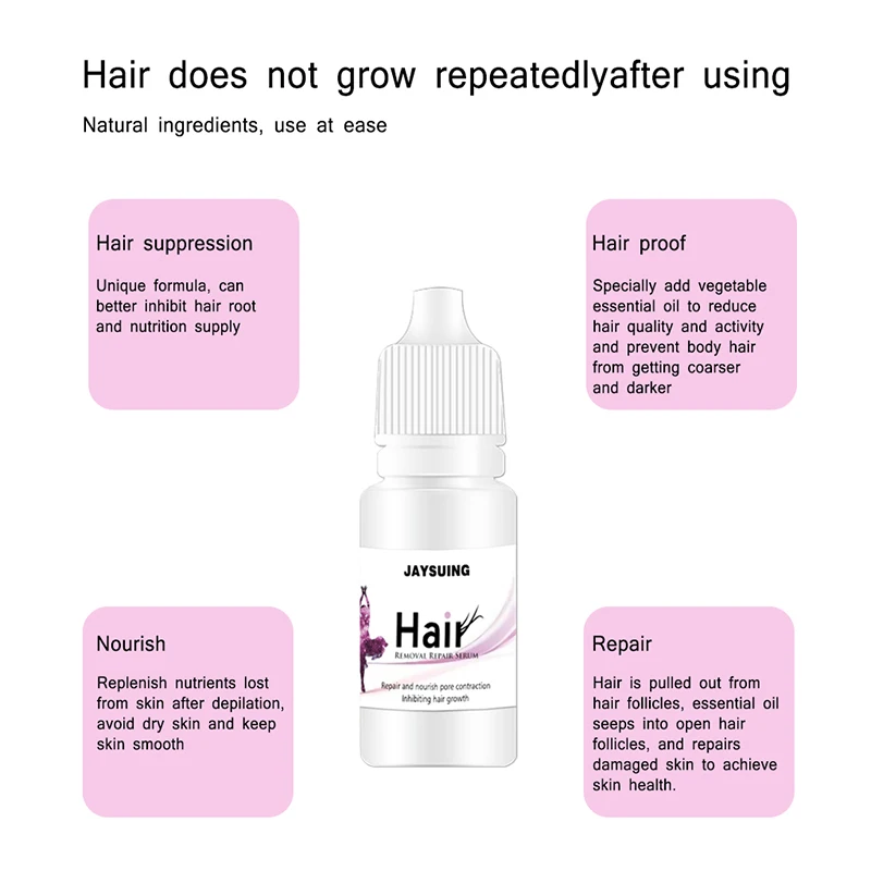 Ингибитор роста волос восстанавливающий, увлажняющий мягкий и не раздражающий жидкий экстракт удаления волос восстанавливающая жидкость оптом