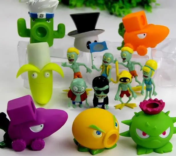 Special Price 2016New 13 Style Game PVZ Plants vs Zombies 2 Peashooter PVC Action Figure Model Toys 10CM Plants Vs Zombies Toys lesgas