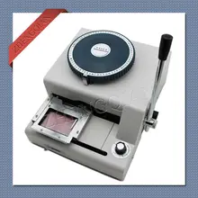 72 Character memmber pvc card codes making machine WSDM-72C model manual code printer